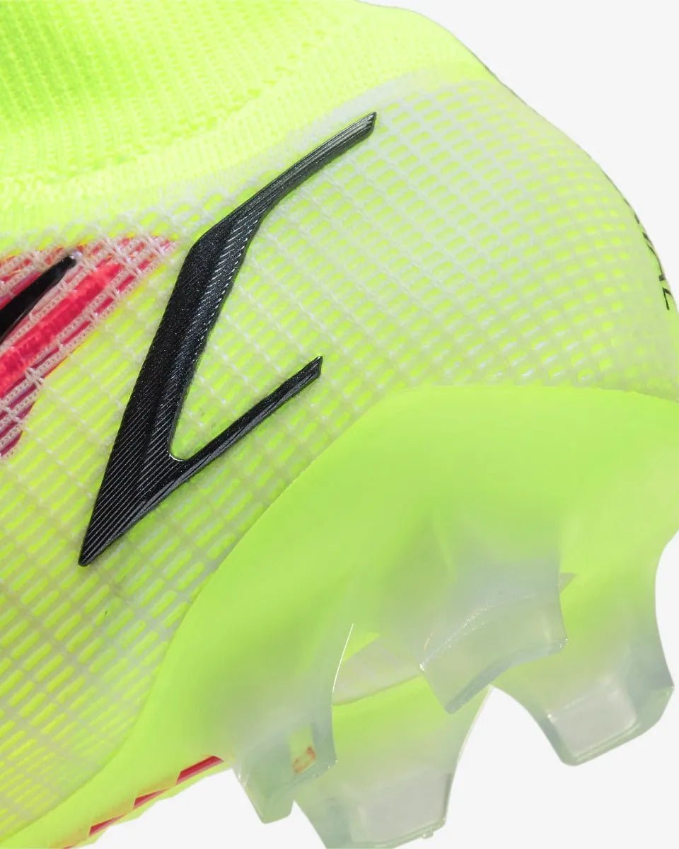 Nike Superfly 8 Elite FG - Volt-Bright Crimson (Detail 3)