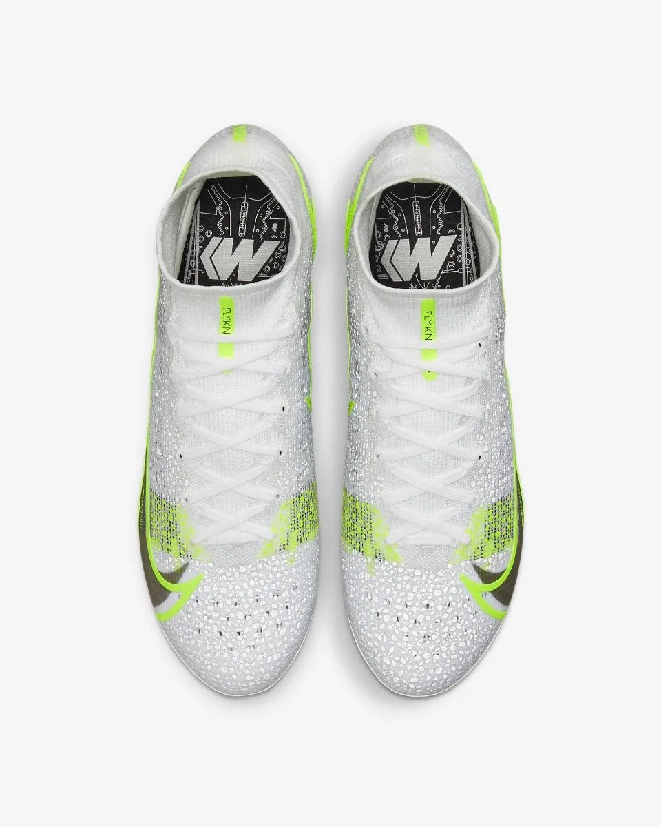 Nike Superfly 8 Elite FG - White-Grey-Volt