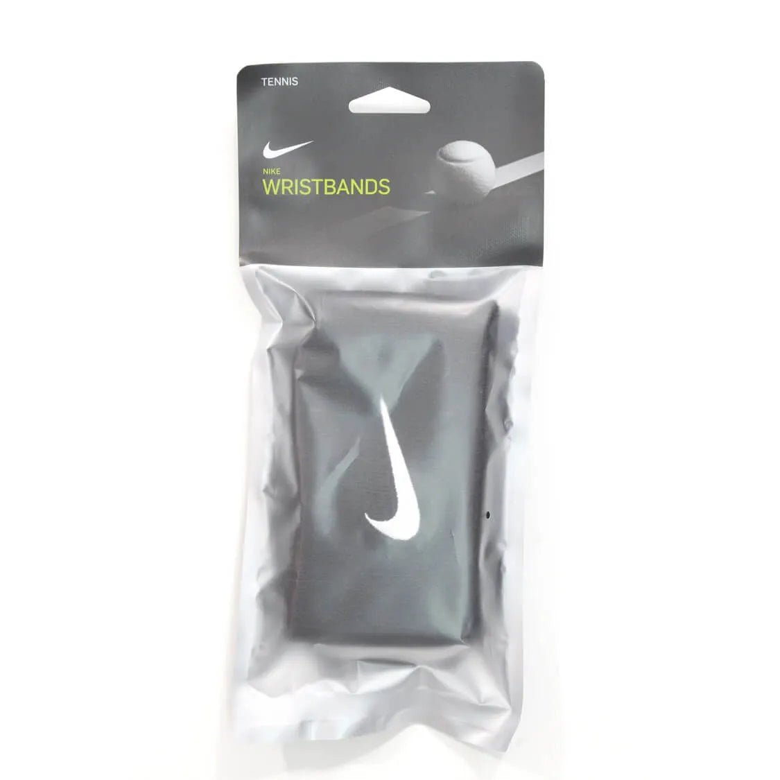 Nike Tennis Premier Doublewide Wristbands Black/White (Package)