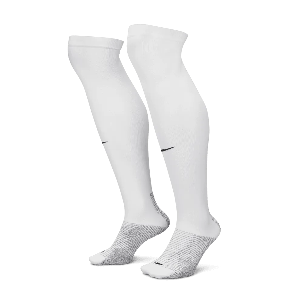 Nike Vapor Strike Socks White - Black (Pair - Lateral)