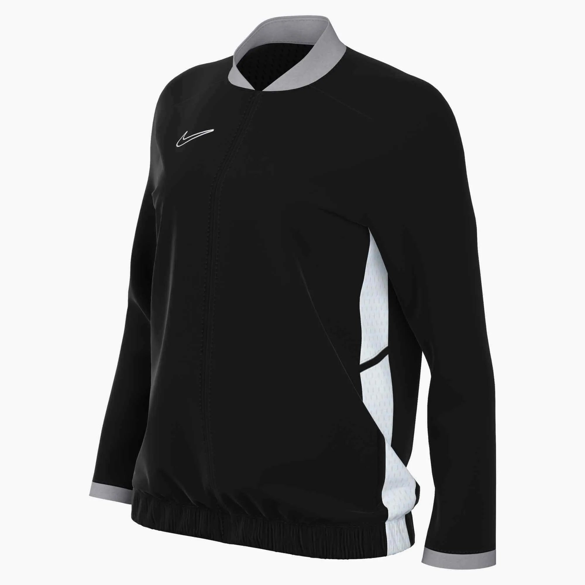 Nike Women DF Academy 25 Track Jacket Black - White (Front)
