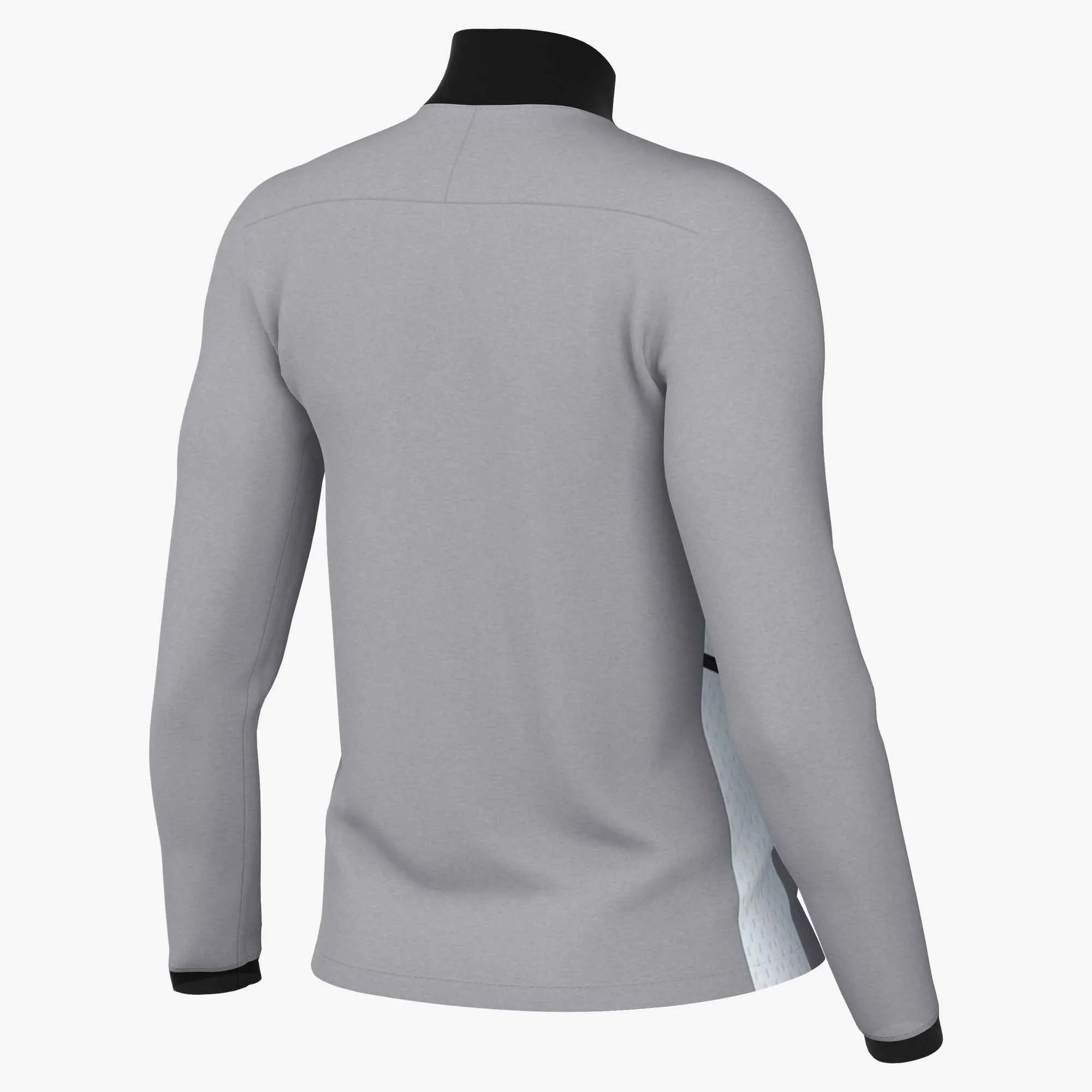 Nike Women's Academy 25 Drill Top Wolf Grey/Black (Back)