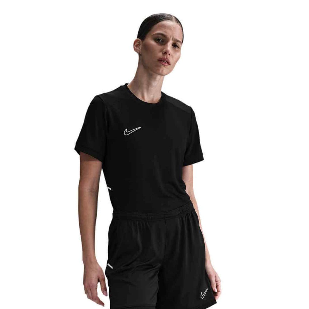 Nike Women's DF Academy 25 Top Black_Black_White_White (Model - Front)