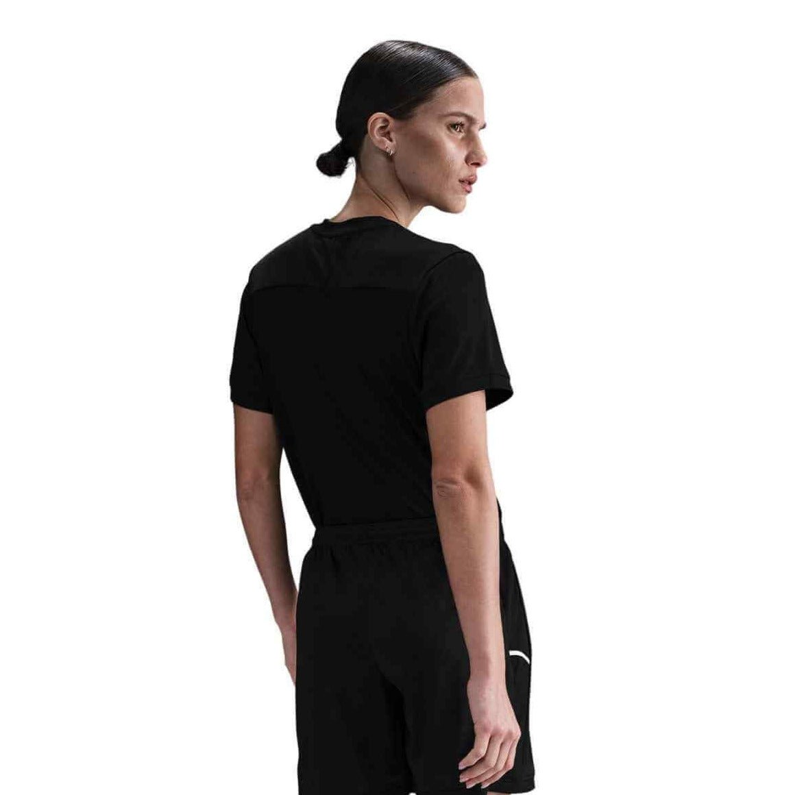 Nike Women's DF Academy 25 Top Black_Black_White_White (Model - Back)