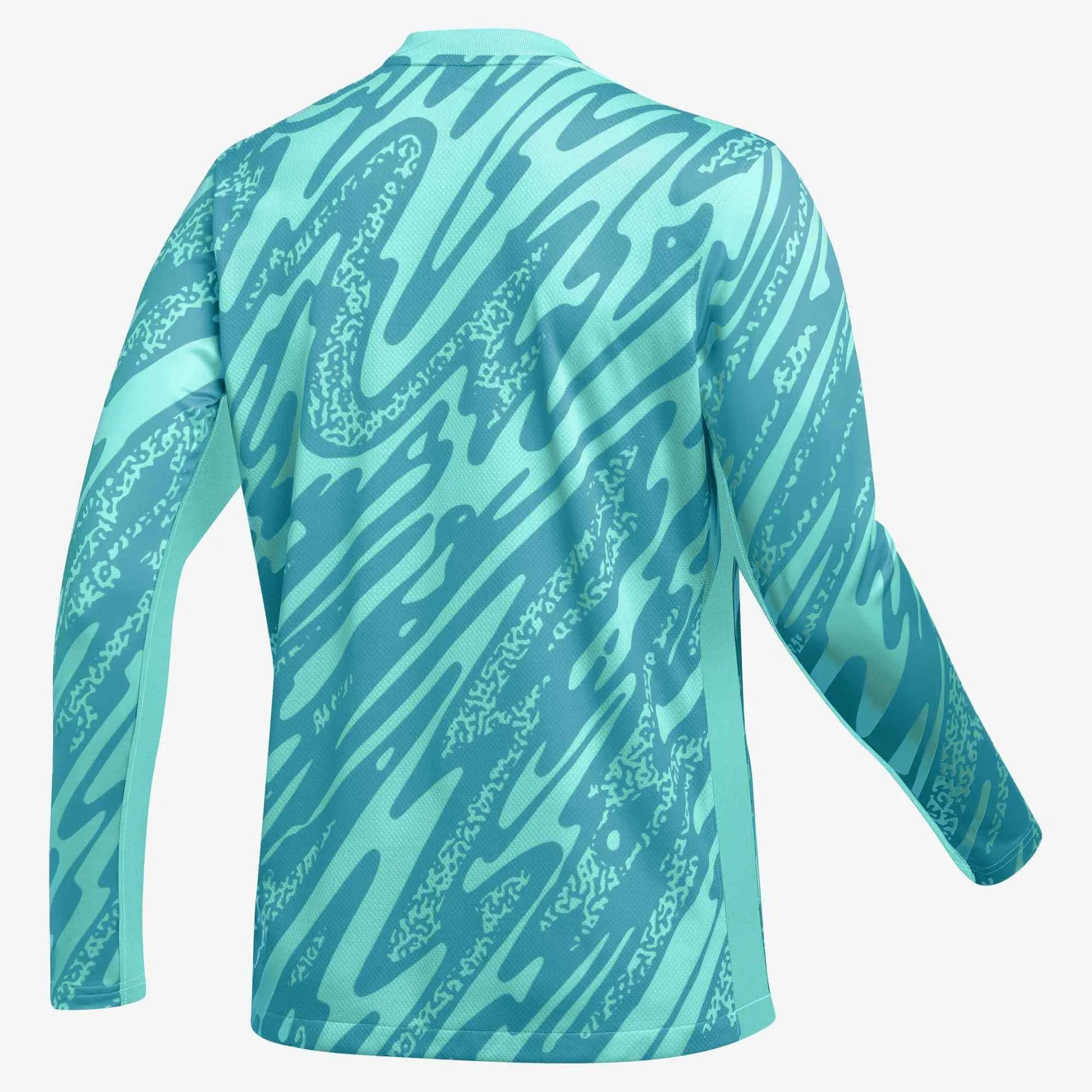 Nike Women's Gardien V LS Goalkeeper Jersey Turquoise_Teal (Back)