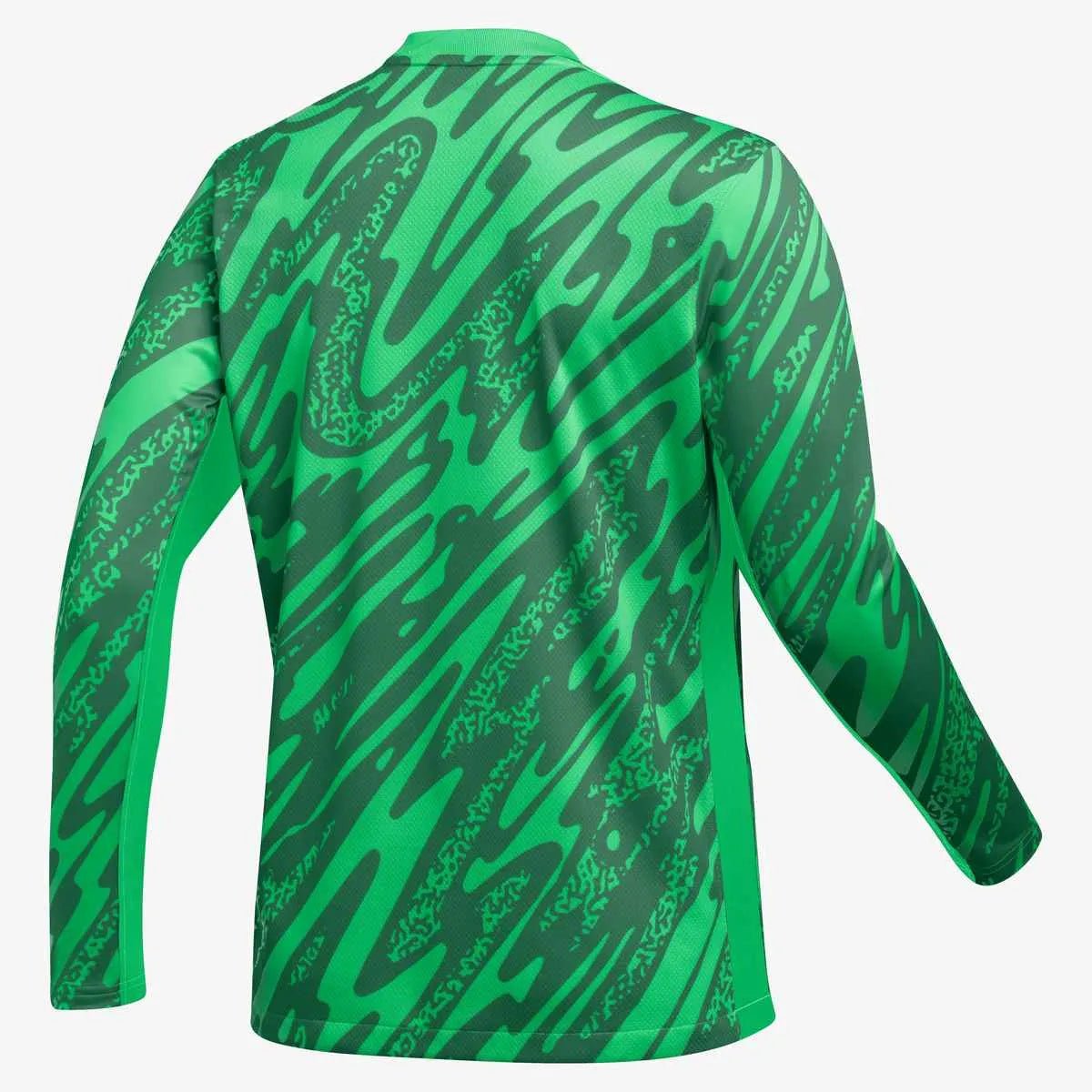 Nike Women's Gardien V LS Goalkeeper Jersey Green Spark / Pine Green (Back)
