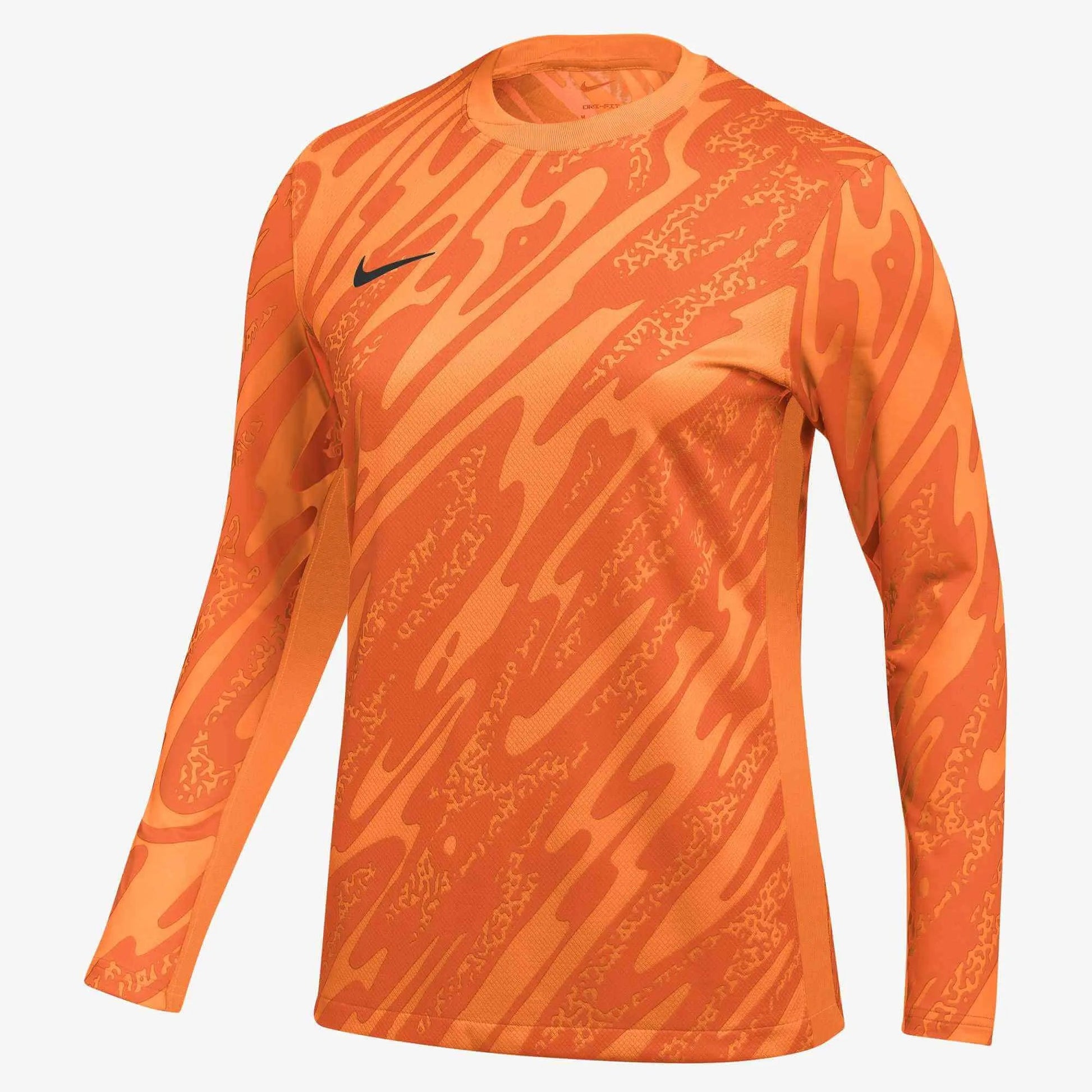 Nike Women's Gardien V LS Goalkeeper Jersey Total Orange_Safety Orange (Front)