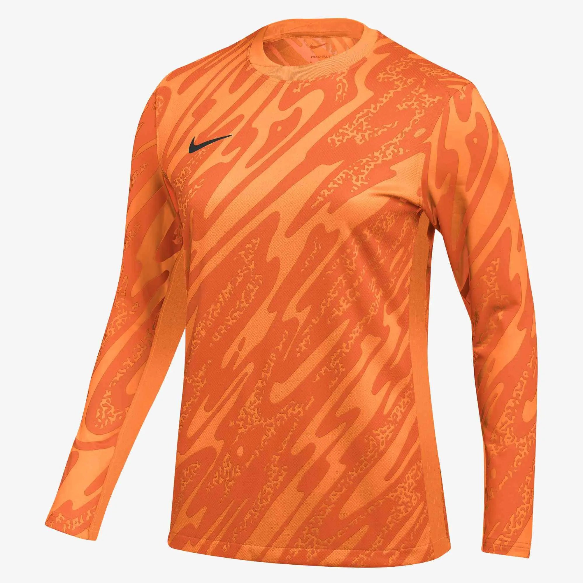 Nike Women's Gardien V LS Goalkeeper Jersey Total Orange_Safety Orange (Front)