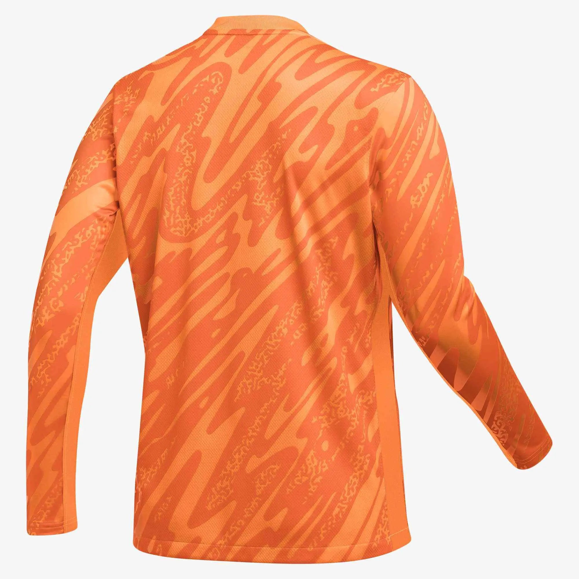 Nike Women's Gardien V LS Goalkeeper Jersey Total Orange_Safety Orange (Back)