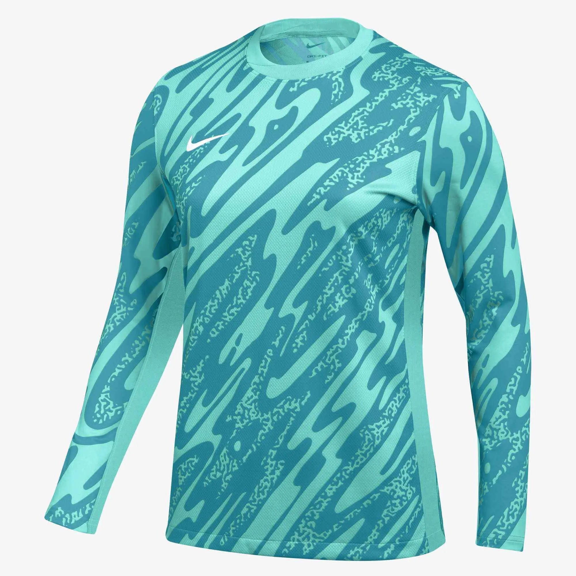 Nike Women's Gardien V LS Goalkeeper Jersey Turquoise_Teal (Front)