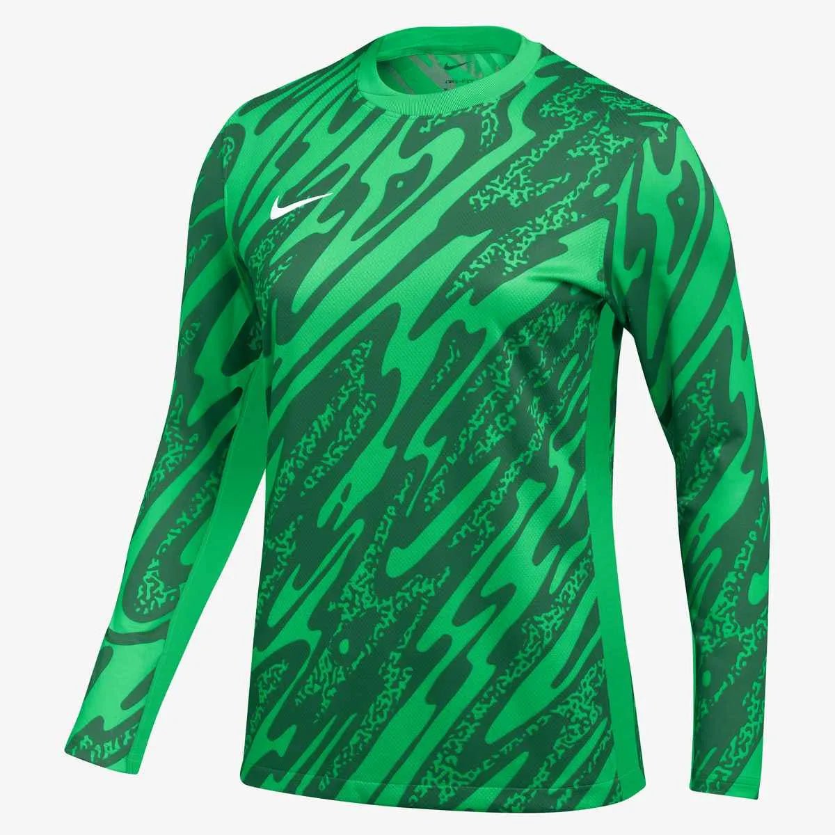 Nike Women's Gardien V LS Goalkeeper Jersey Green Spark / Pine Green (Front)