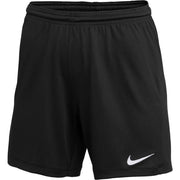 Nike WOMENS Park III Shorts Black (Front)