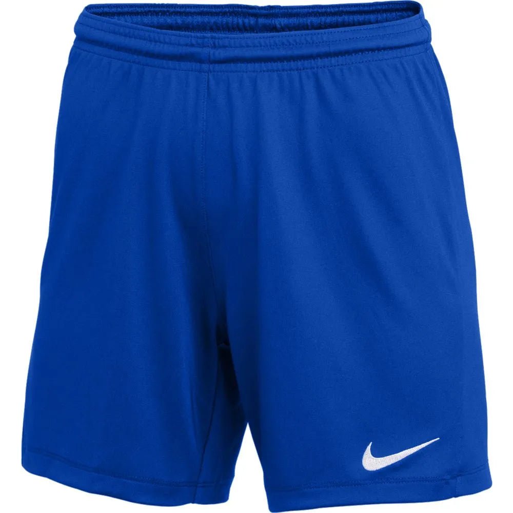 Nike WOMENS Park III Shorts Royal (Front)
