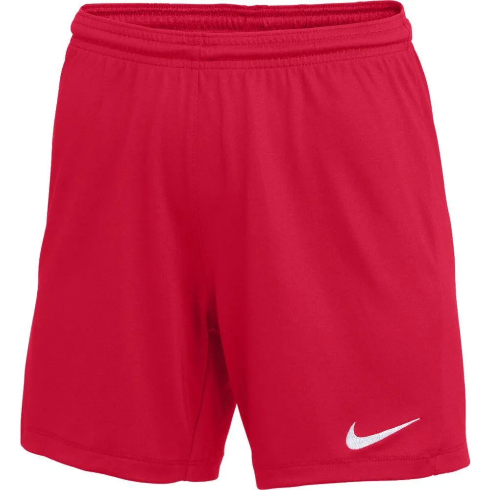 Nike WOMENS Park III Shorts Red (Front)