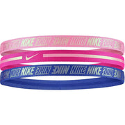 Nike Youth Hairbands 2.0 3PK - Pink-Blue