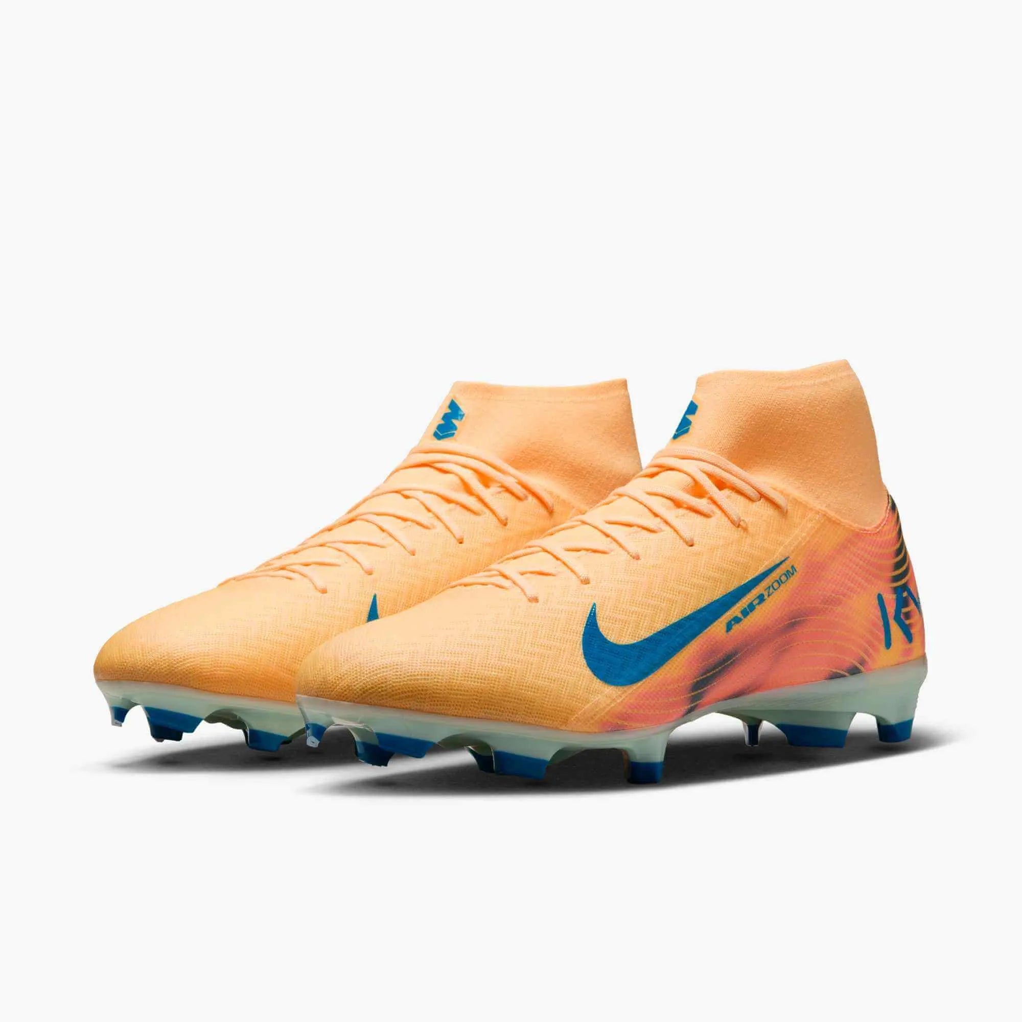 Nike Zoom Superfly 10 Academy KM Firm_Multi Ground Soccer Cleats - Mbappe PE (HO25) (Pair - Lateral)