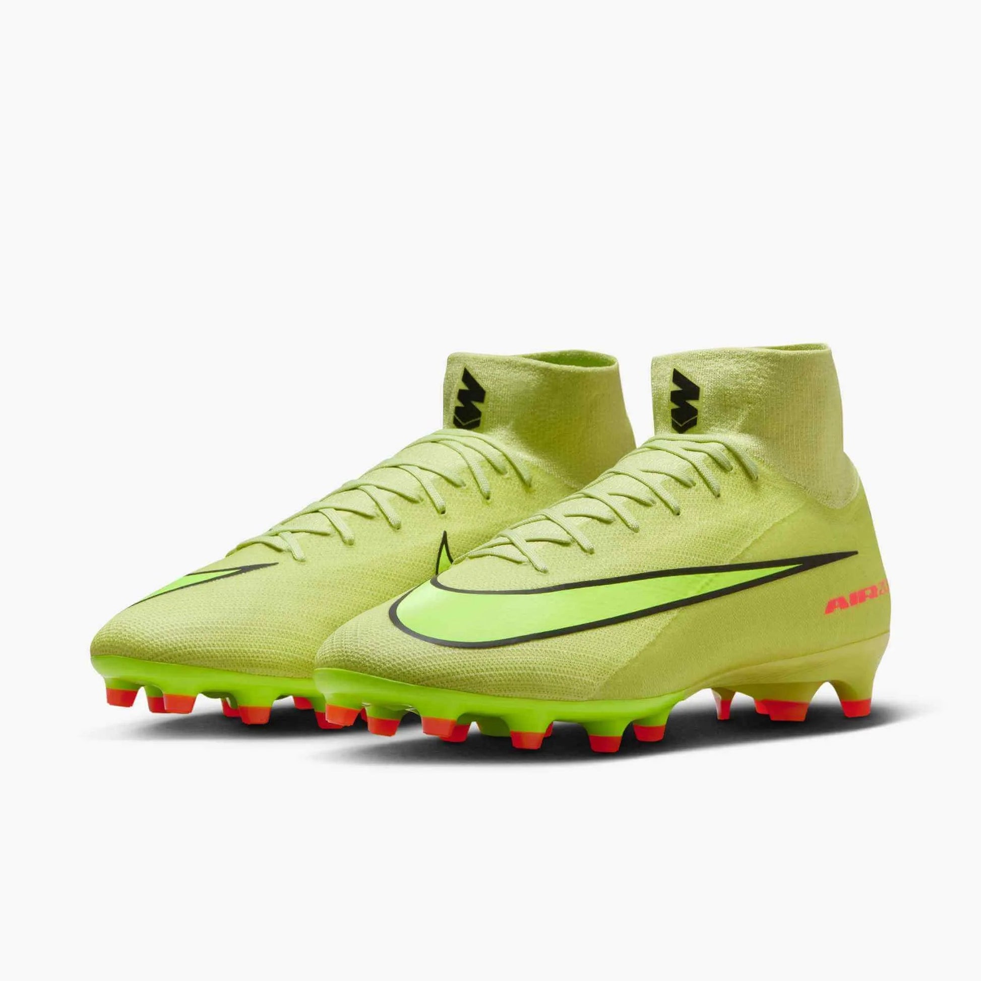 Nike Zoom Superfly 10 PRO Artificial Grass Soccer Cleats - Max Voltage Pack (HO25) (Pair - Lateral)
