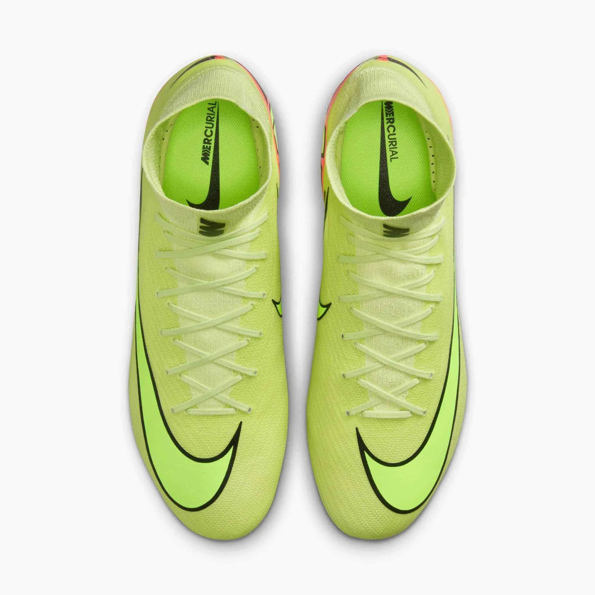 Nike Zoom Superfly 10 PRO Firm Ground Soccer Cleats - Max Voltage Pack (HO25) (Pair - Top)