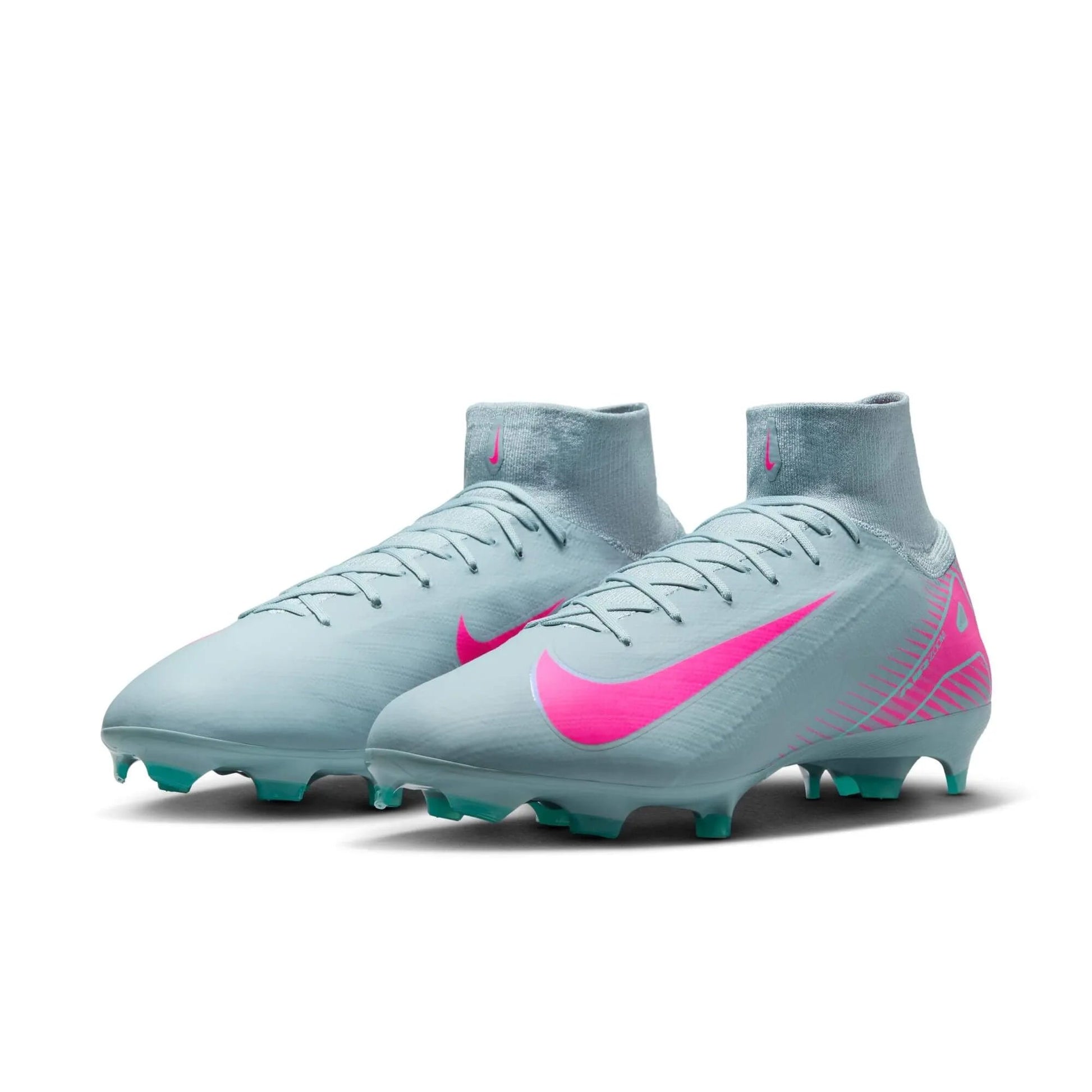 Nike Zoom Superfly 10 Pro Firm Ground Soccer Cleats - Prism Pack (SU25) (Pair - Lateral)