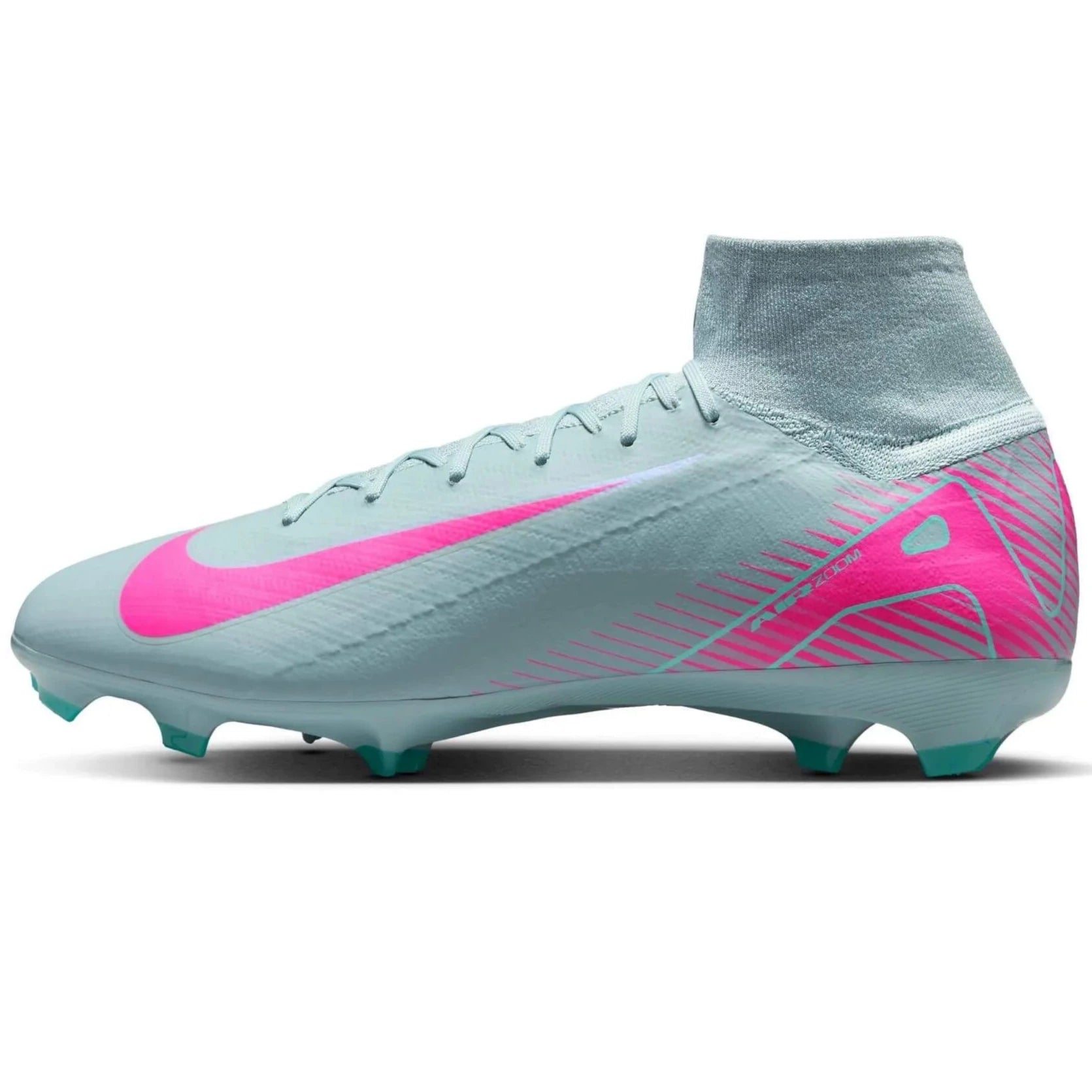 Nike Zoom Superfly 10 Pro Firm Ground Soccer Cleats - Prism Pack (SU25) (Side 1)