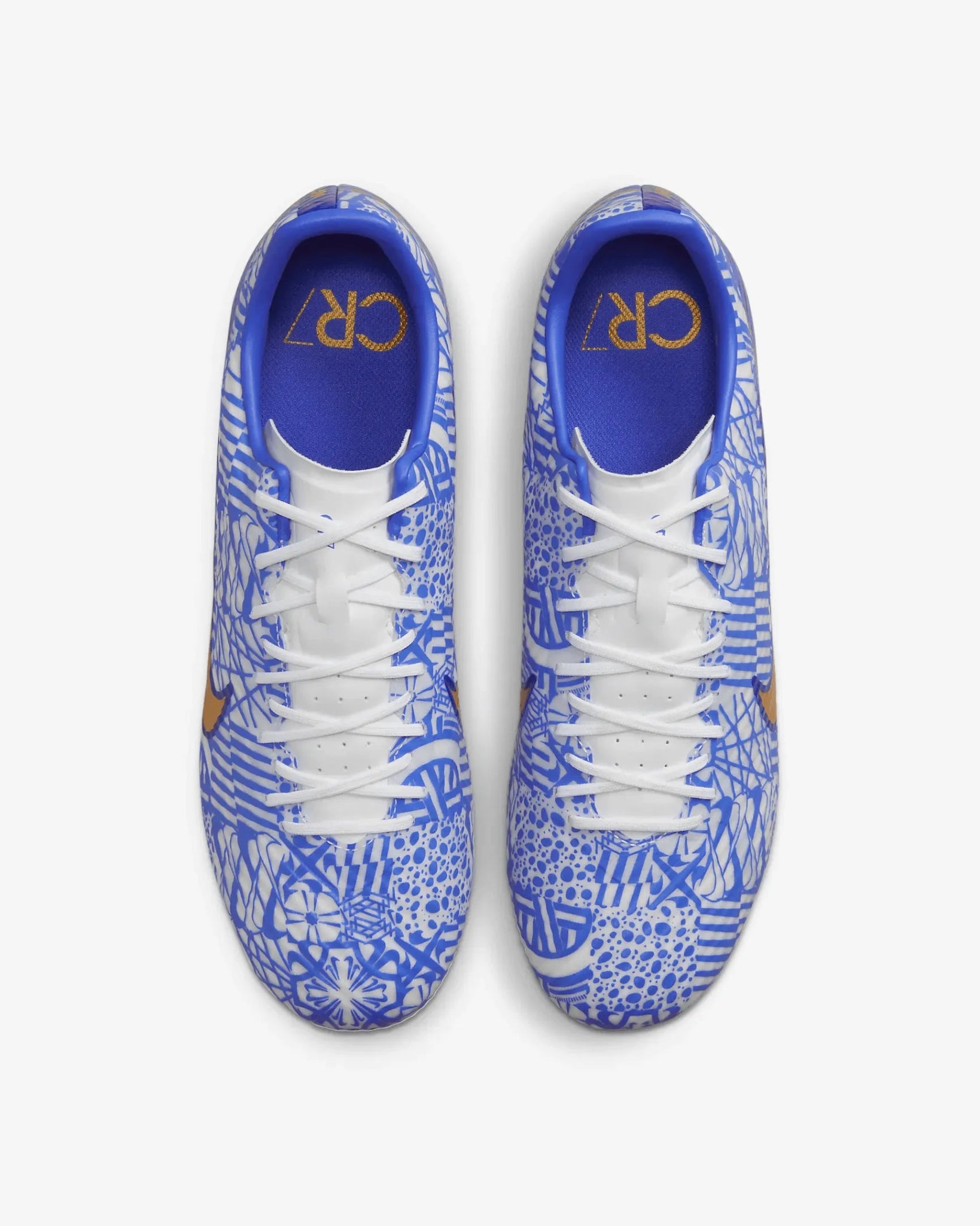 Nike Zoom Vapor 15 Academy CR7 FG/MG - White-Metallic Copper