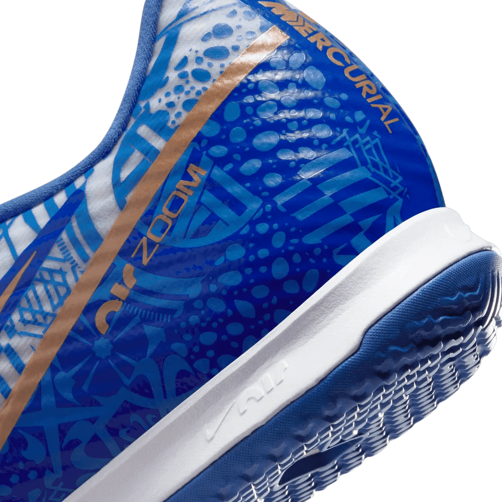 Nike Zoom Vapor 15 Academy CR7 Indoor - White-Metallic Copper (Detail 2)