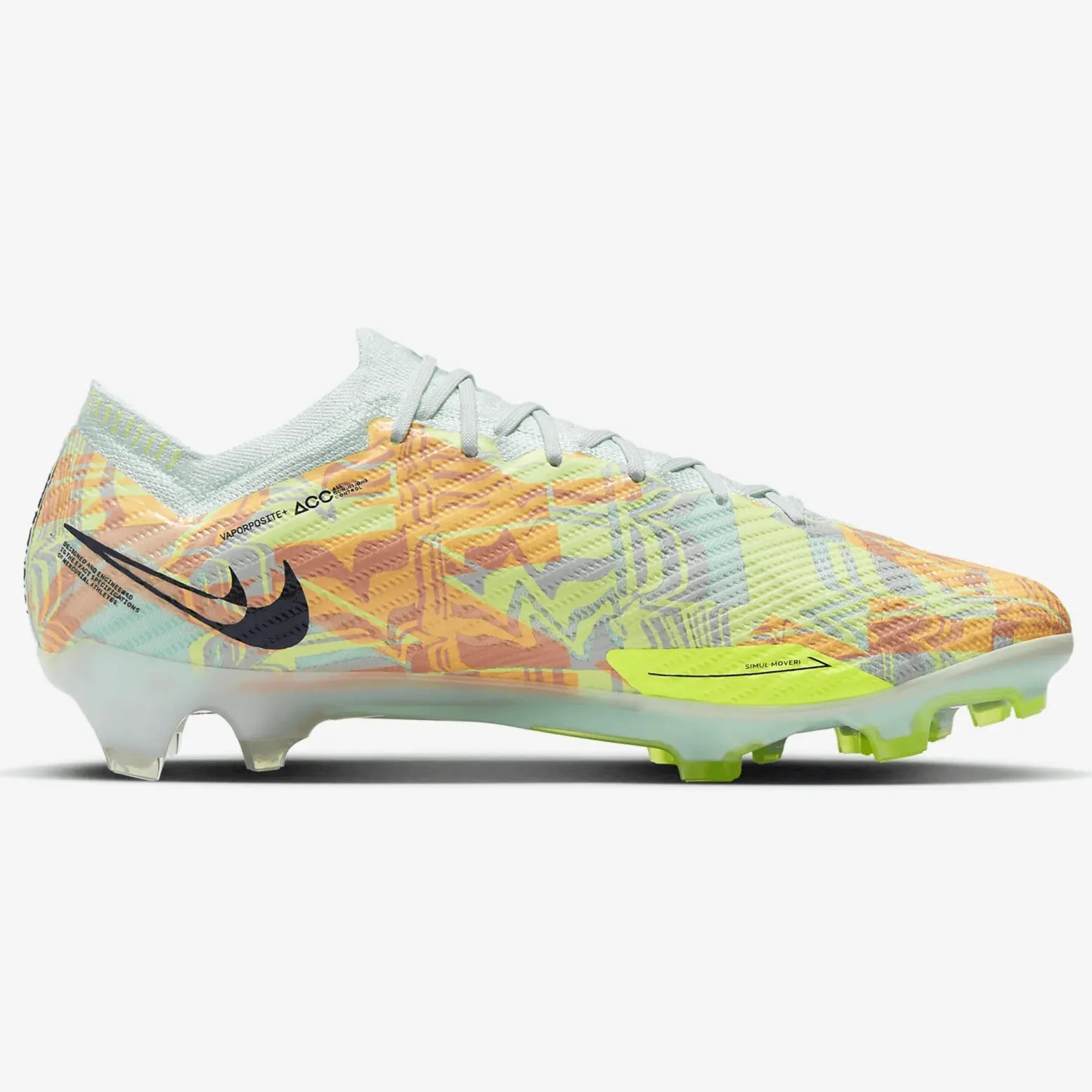 Nike Zoom Vapor 15 Elite FG - Barely Green-Blackened Blue (Side 2)