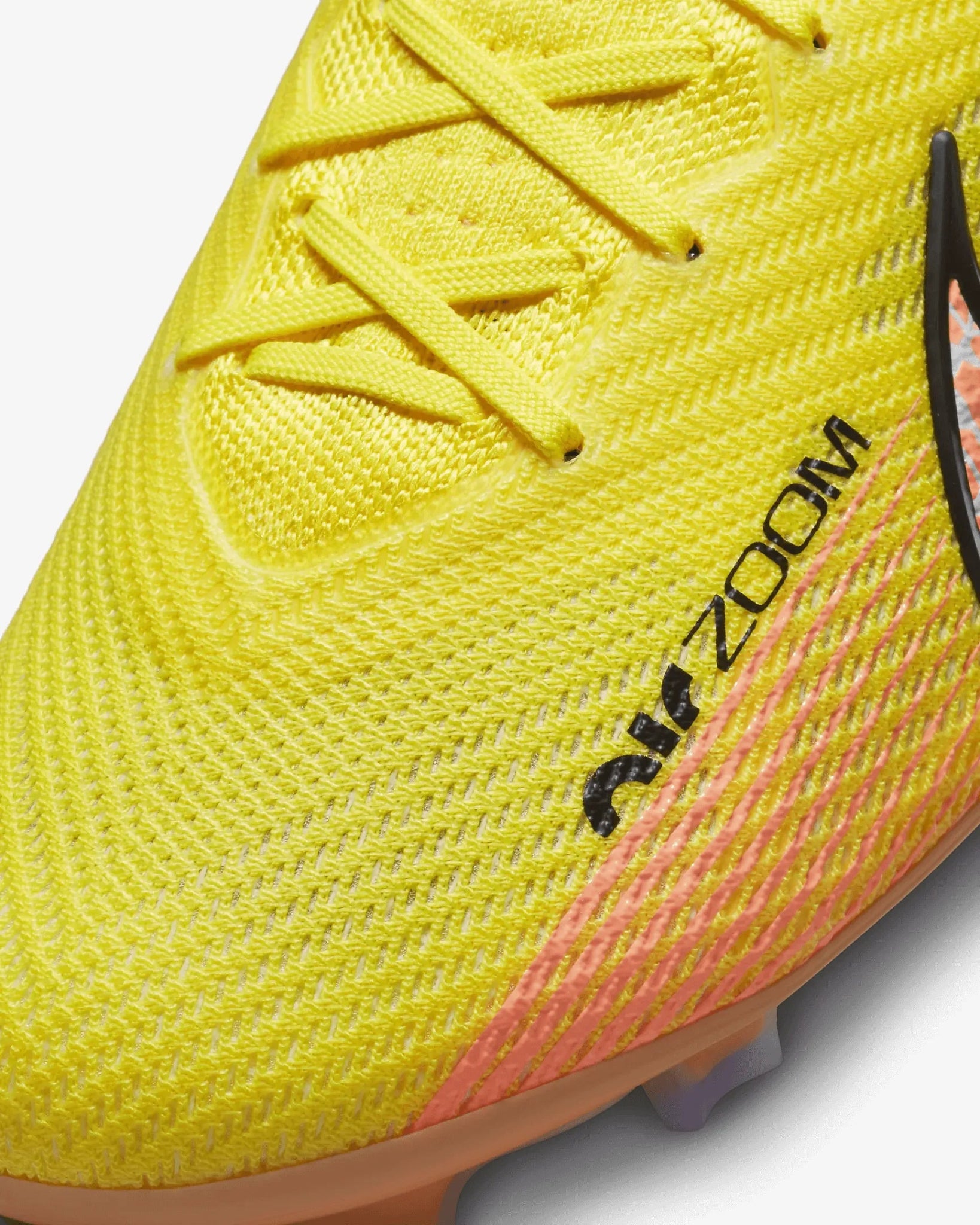 Nike Zoom Vapor 15 Elite FG - Yellow Strike-Sunset Glow (Detail 2)