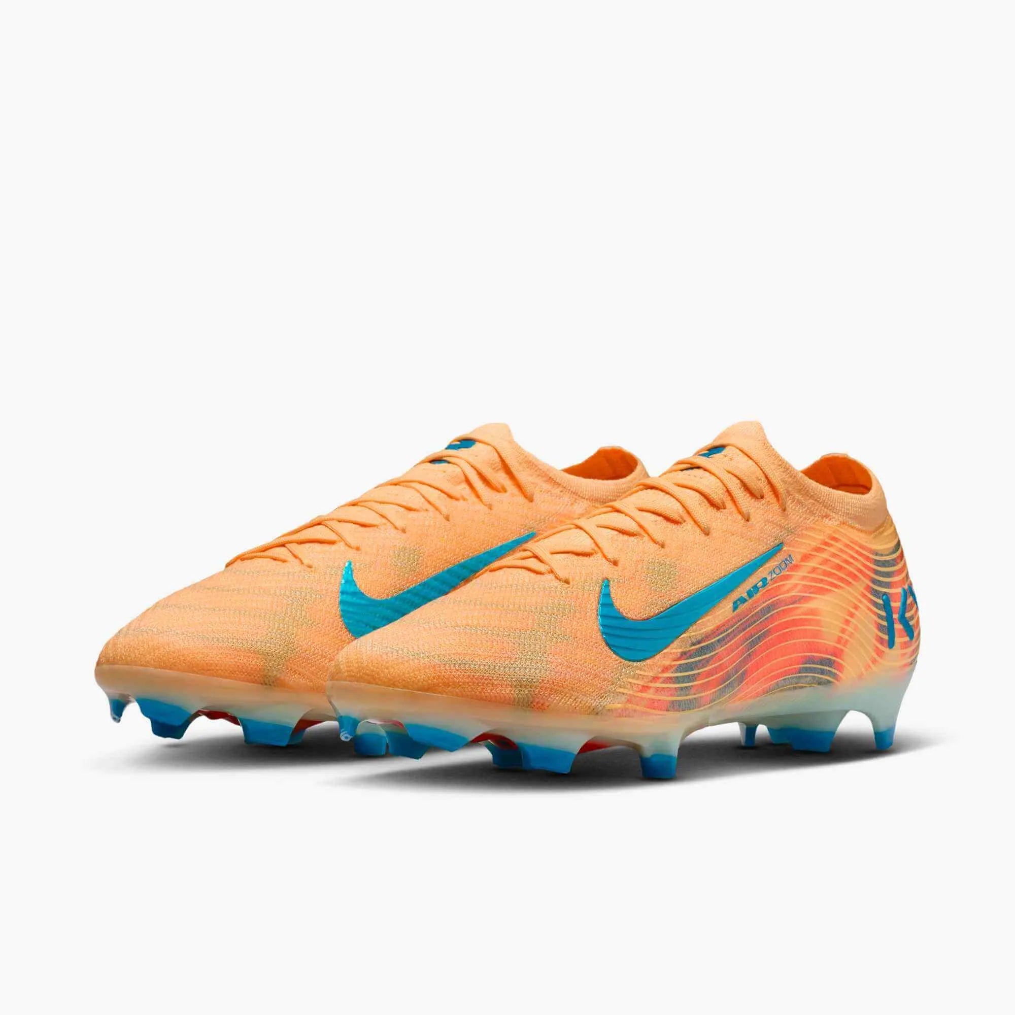 Nike Zoom Vapor 16 Elite KM Firm Ground Soccer Cleats - Mbappe PE (HO25) (Pair - Lateral)