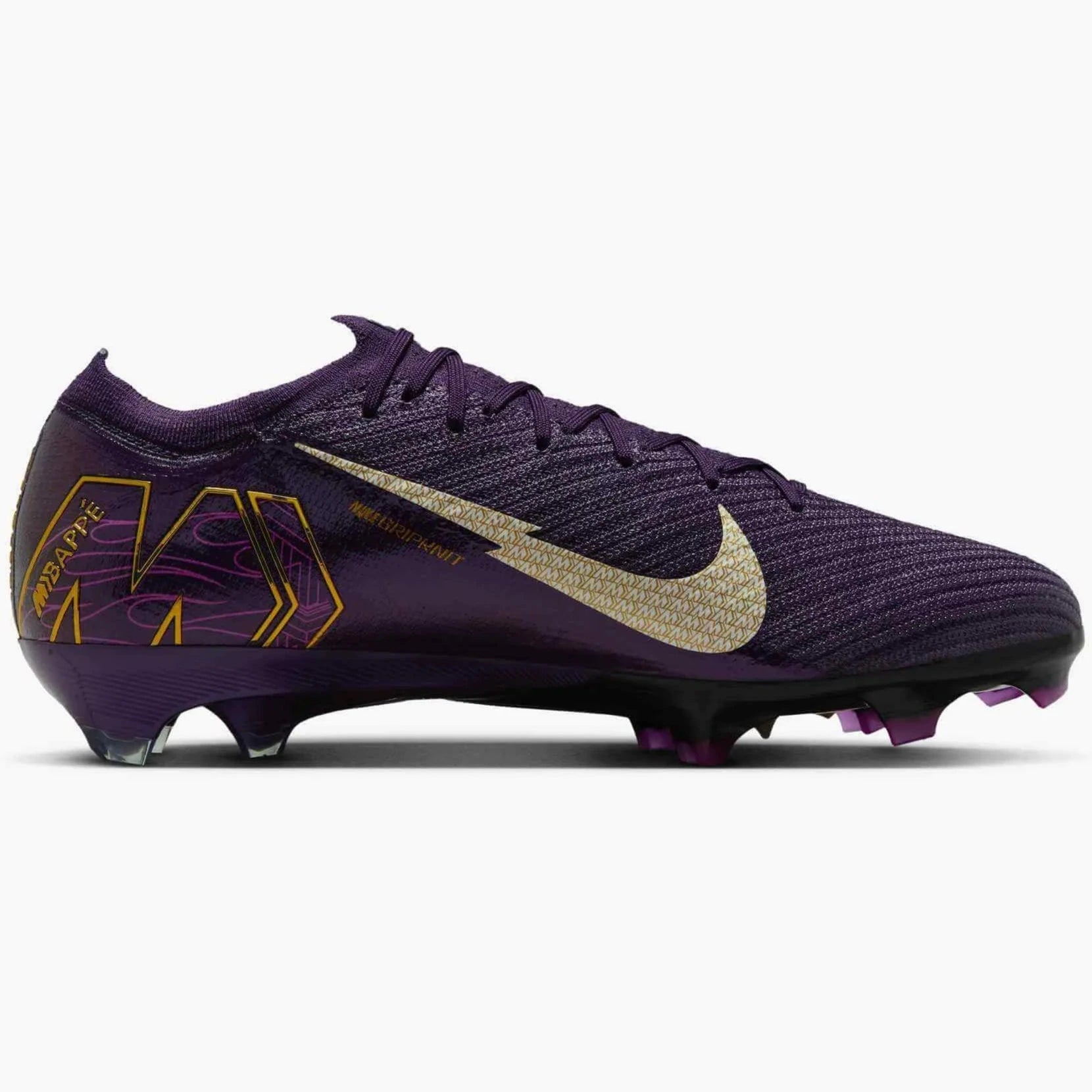Nike Zoom Vapor 16 Elite KM Firm Ground Soccer Cleats - Mbappe PE (SU25) (Side 2)