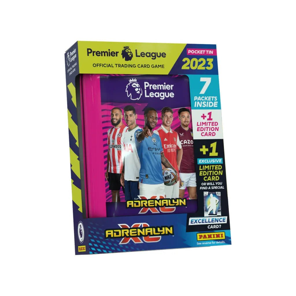 Panini 2022-23 Premier League Adrenalyn XL Cards POCKET TIN (Pink)