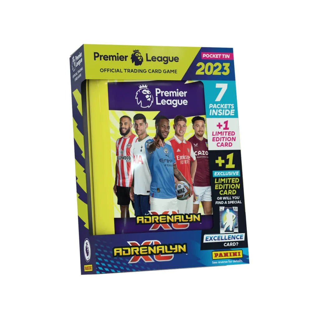 Panini 2022-23 Premier League Adrenalyn XL Cards POCKET TIN (Yellow)