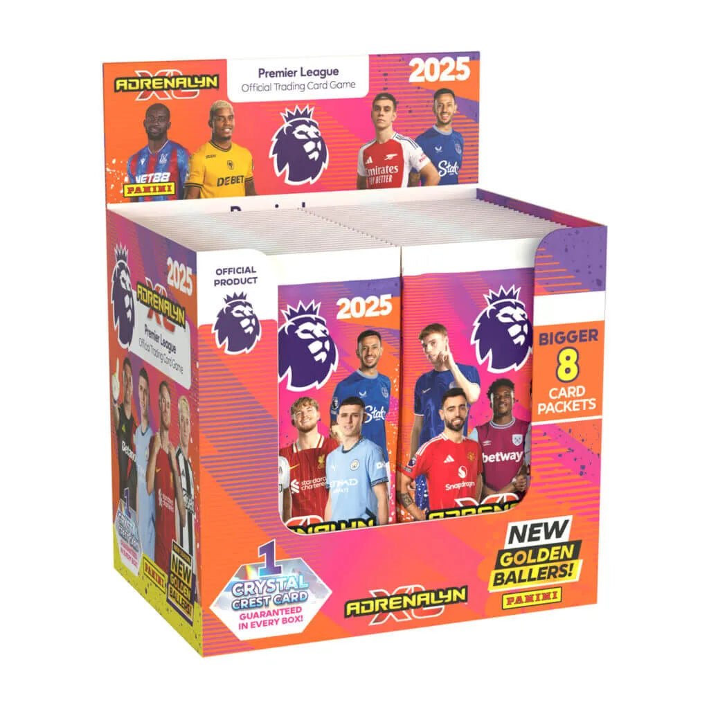 Panini 2024-25 Premier League Adrenalyn XL Cards Box (50 Packs Each) (Box - Open)