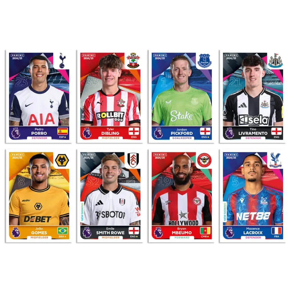 Panini 2024-25 Premier League Mega Starter Pack (Album+50 Stickers)