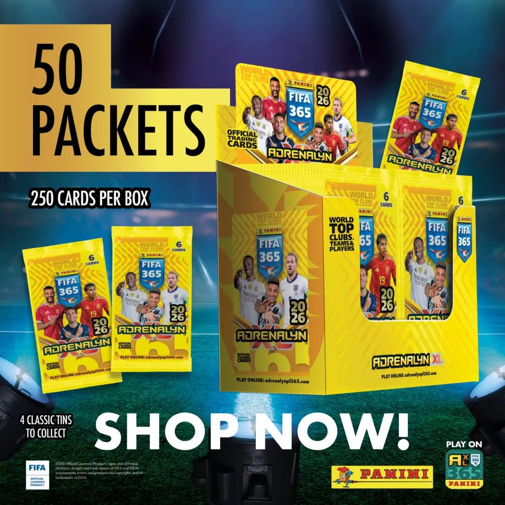 Panini 2025-26 Adrenalyn XL FIFA 365 Cards BOX (50 Packs Each)