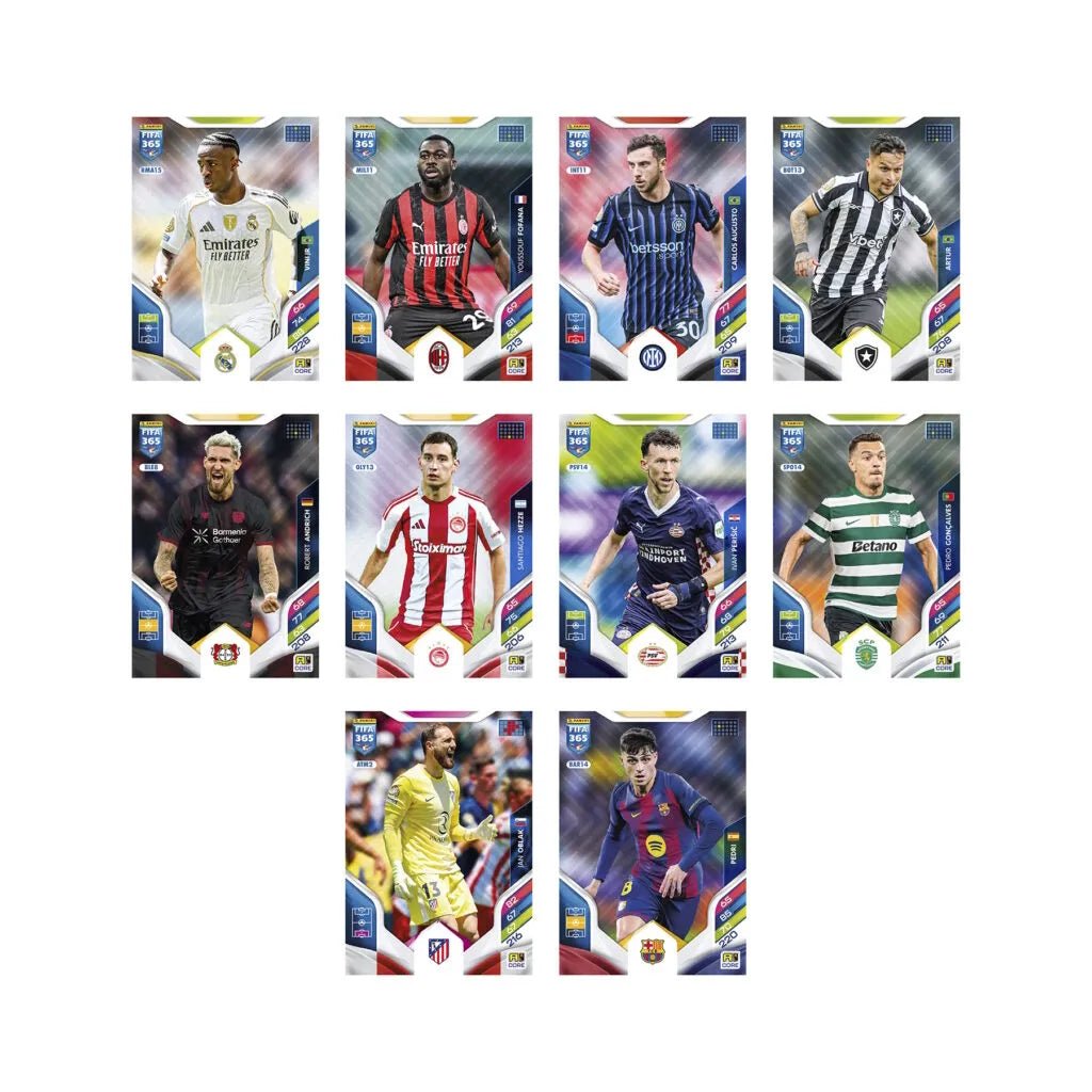 Panini 2025-26 Adrenalyn XL FIFA 365 Cards PACK (6 Cards Each) (Cards)