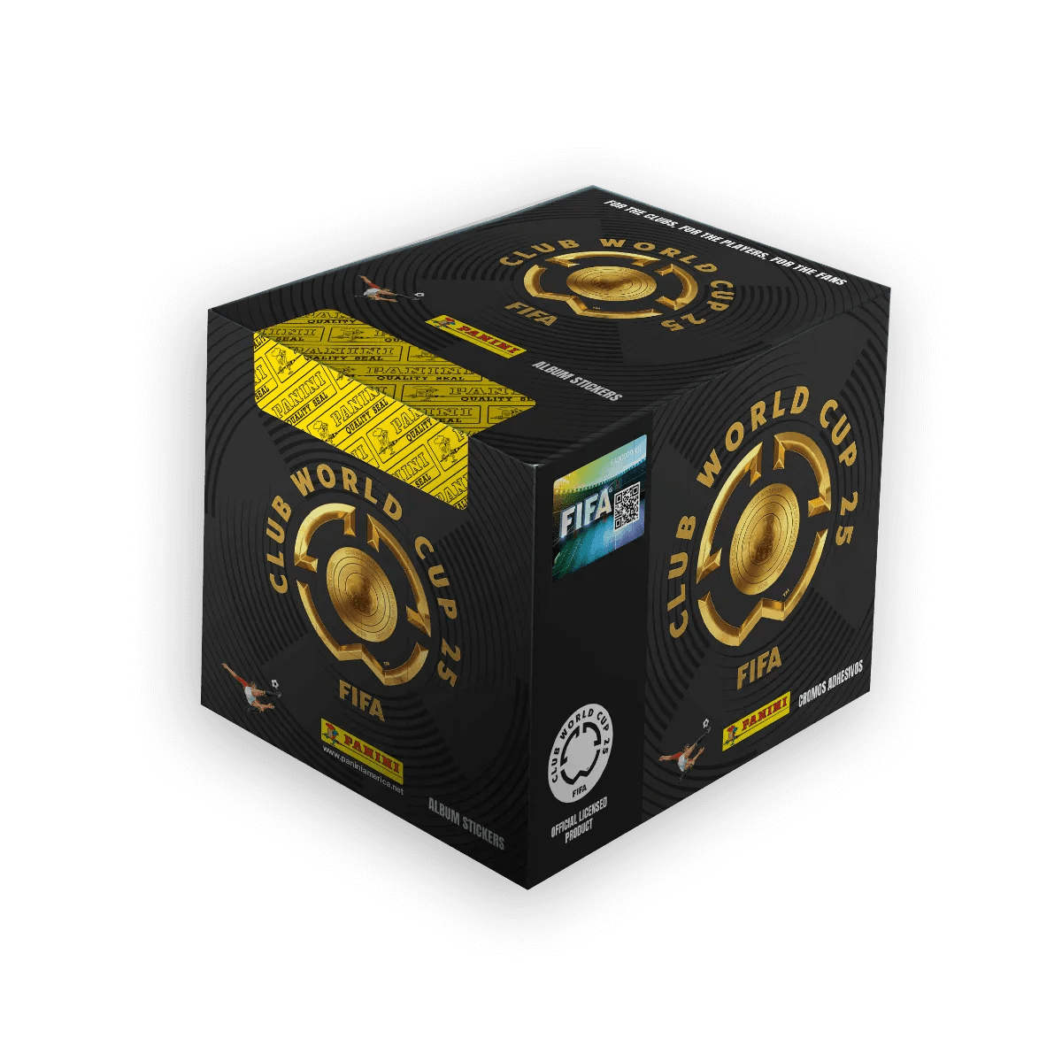 Panini 2025 FIFA Club World Cup Official Sticker Collection BOX (50 Packs Each) (Lateral - Front)