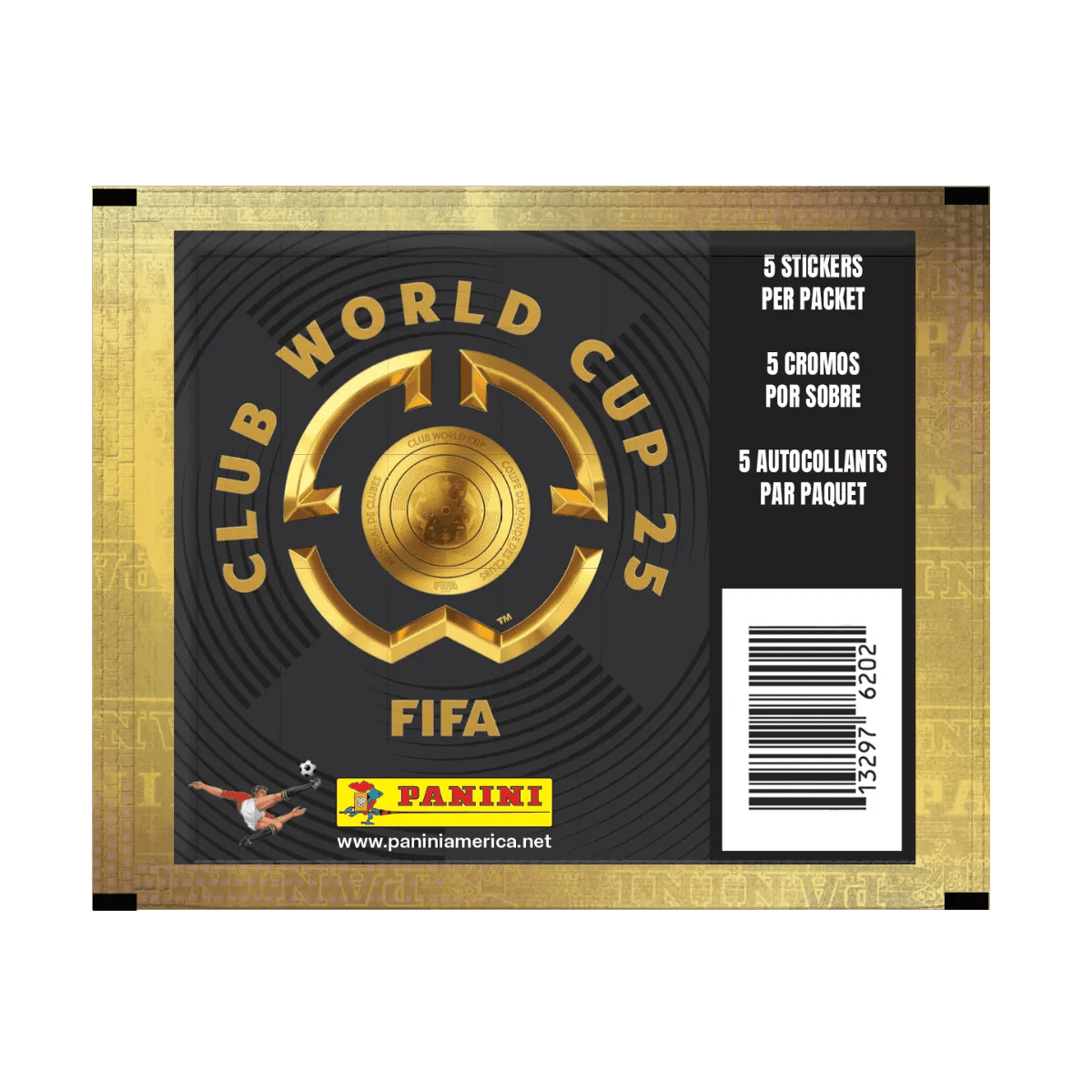 Panini 2025 FIFA Club World Cup Official Sticker Collection PACK (5 Stickers Each) (Front)