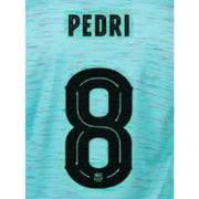Barcelona 2023/24 Third Pedri #8 Youth Jersey Name Set (CL Version)