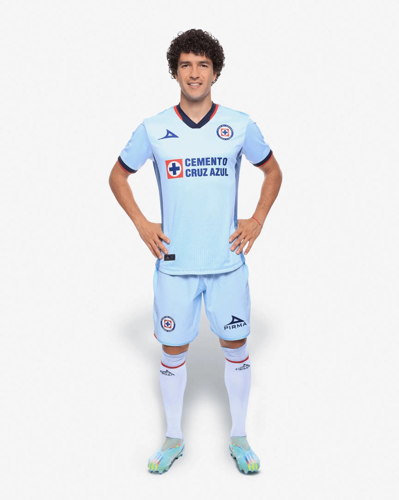 Pirma 2023-24 Cruz Azul Men's Stadium Away Jersey (Model 2 - Full)