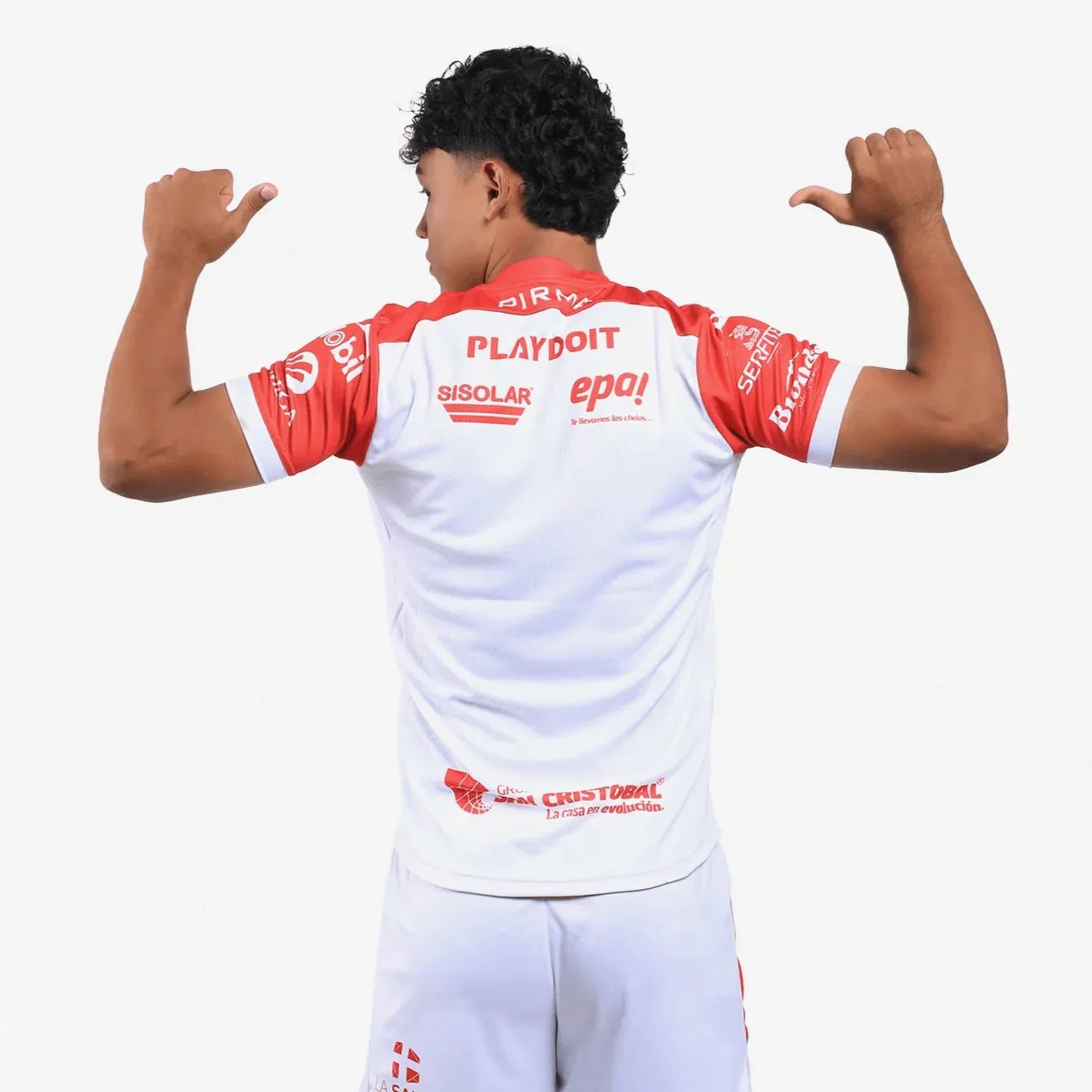 Pirma 2023-24  Necaxa Mens Stadium Home jersey (Model - Back)