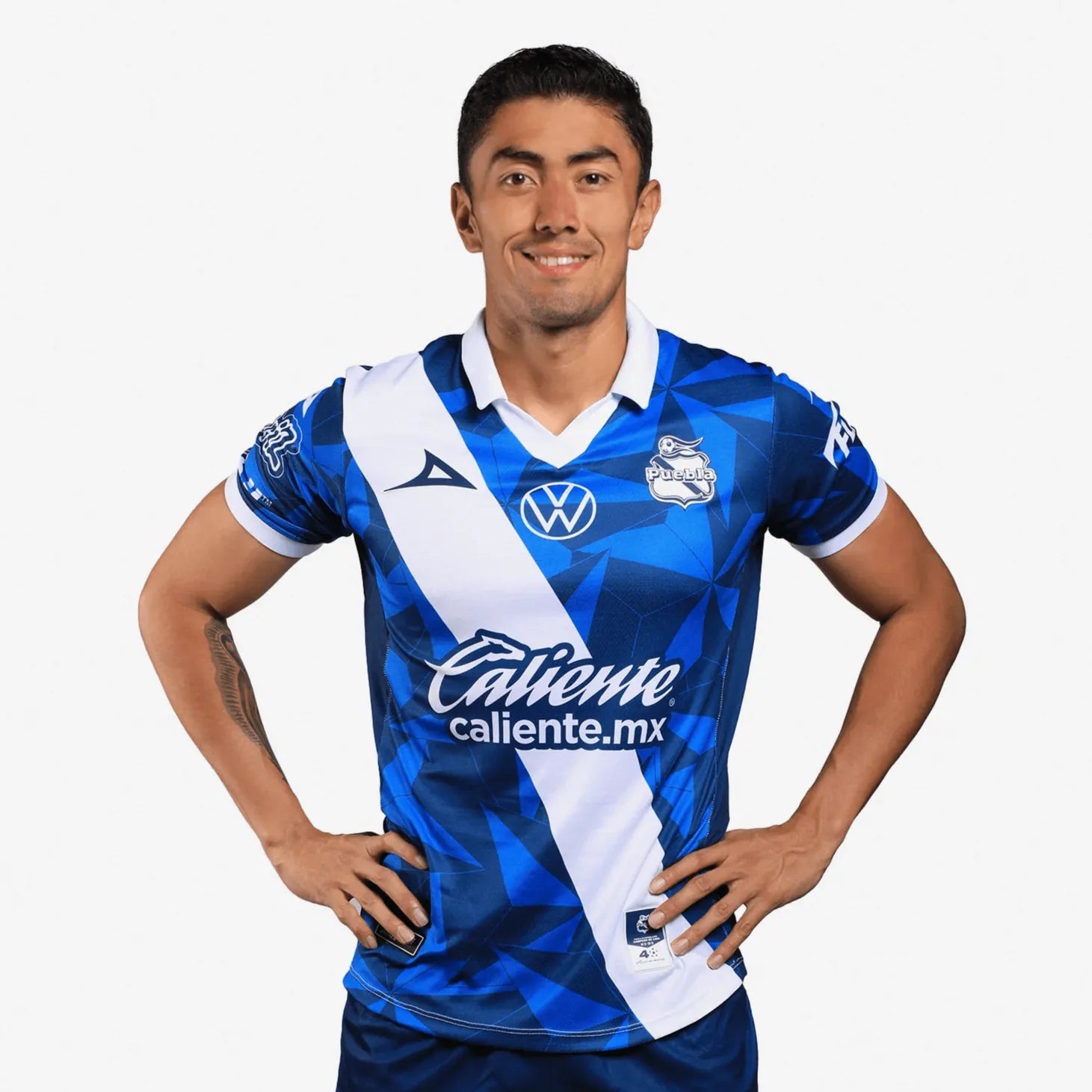 Pirma 2023-24 Puebla Men's Stadium Away Jersey (Model - Front)