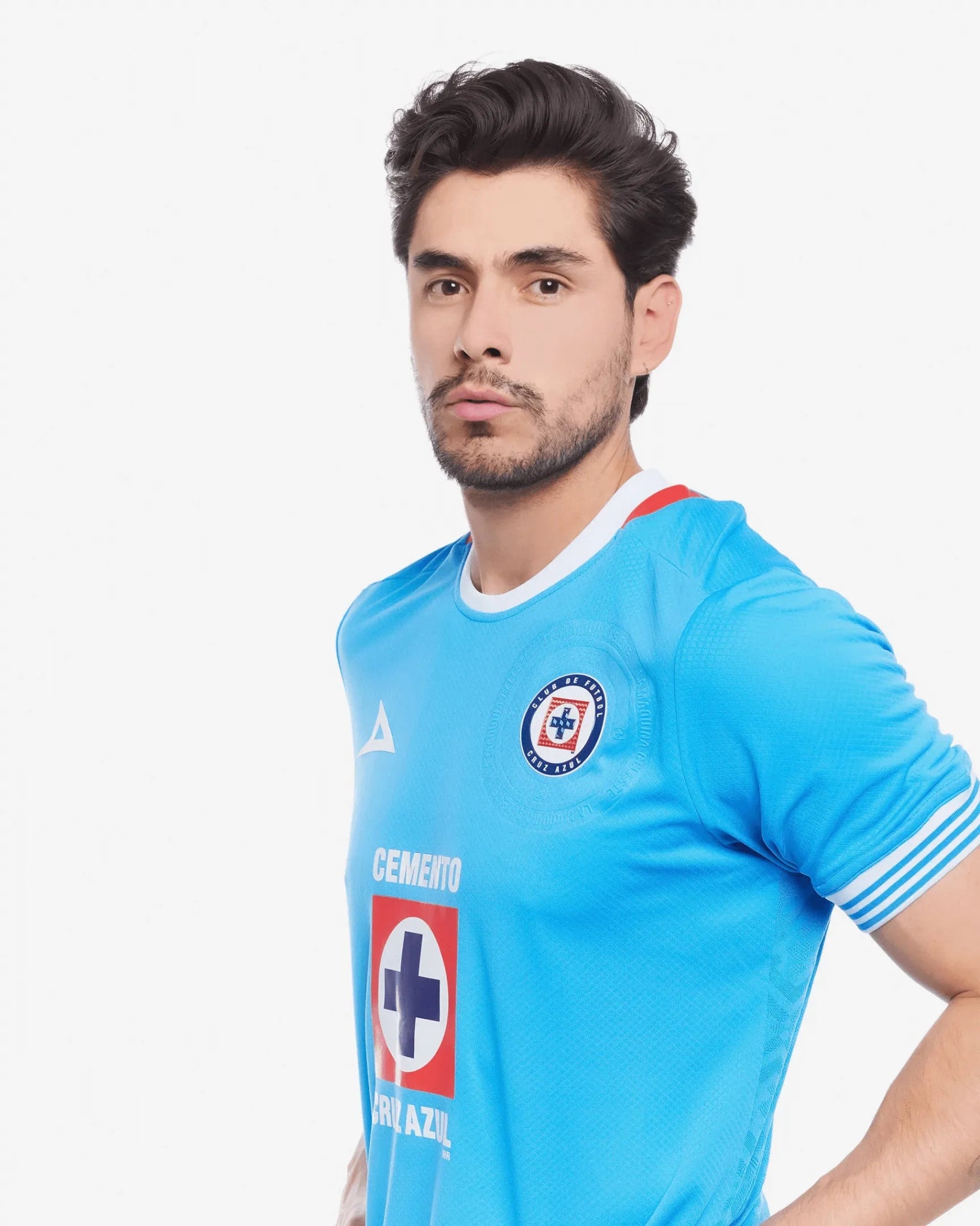 Pirma 2024-25 Cruz Azul Men's Stadium Home Jersey (Detail 1)