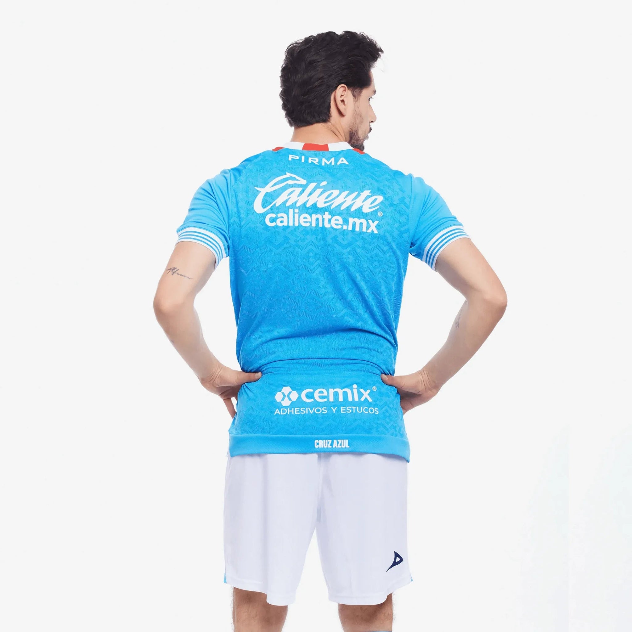 Pirma 2024-25 Cruz Azul Men's Stadium Home Jersey (Model - Back)