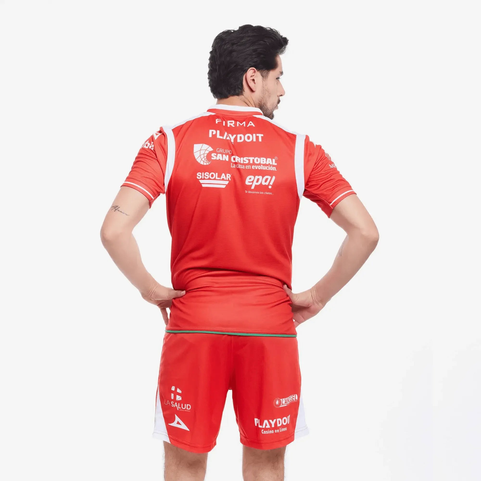 Pirma 2024-25 Necaxa Men's Stadium Home Jersey (Model - Back)