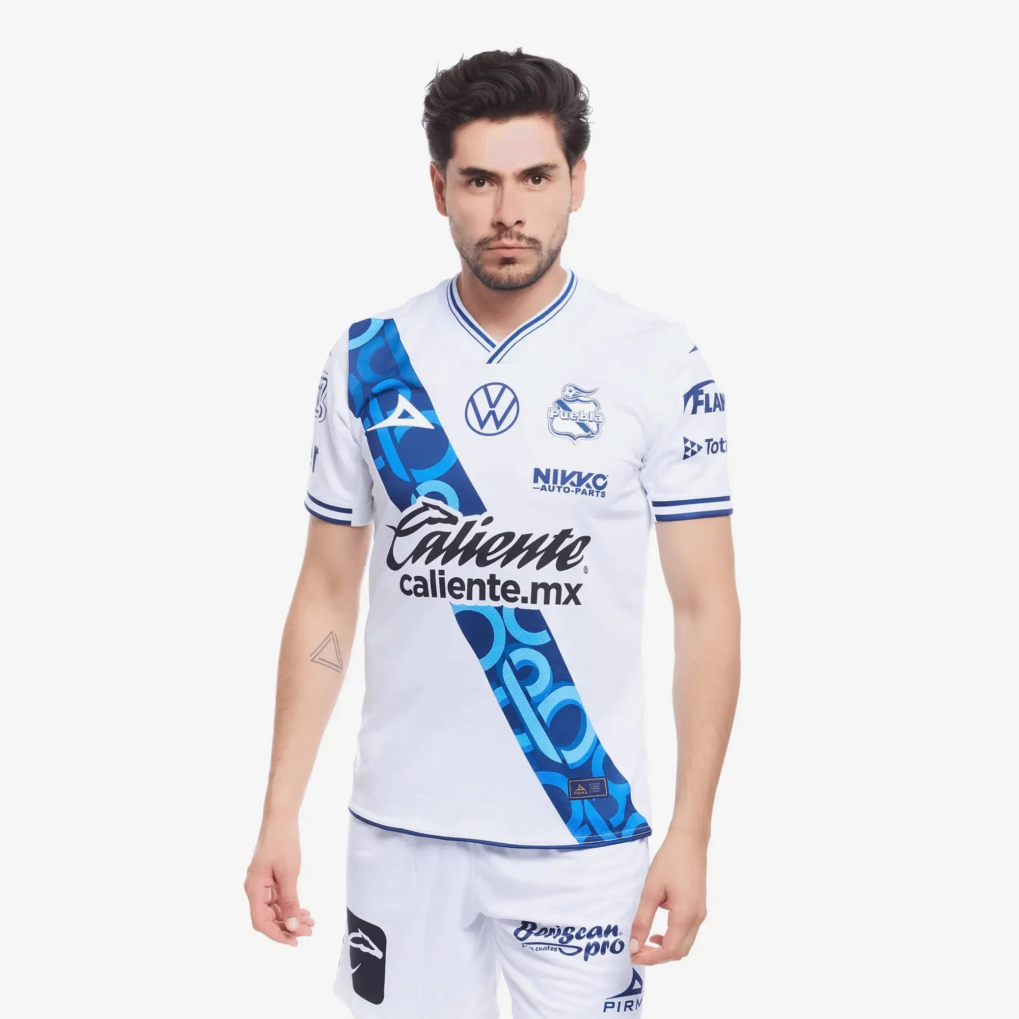 Pirma 2024-25 Puebla Men's Stadium Home Jersey (Model - Front)