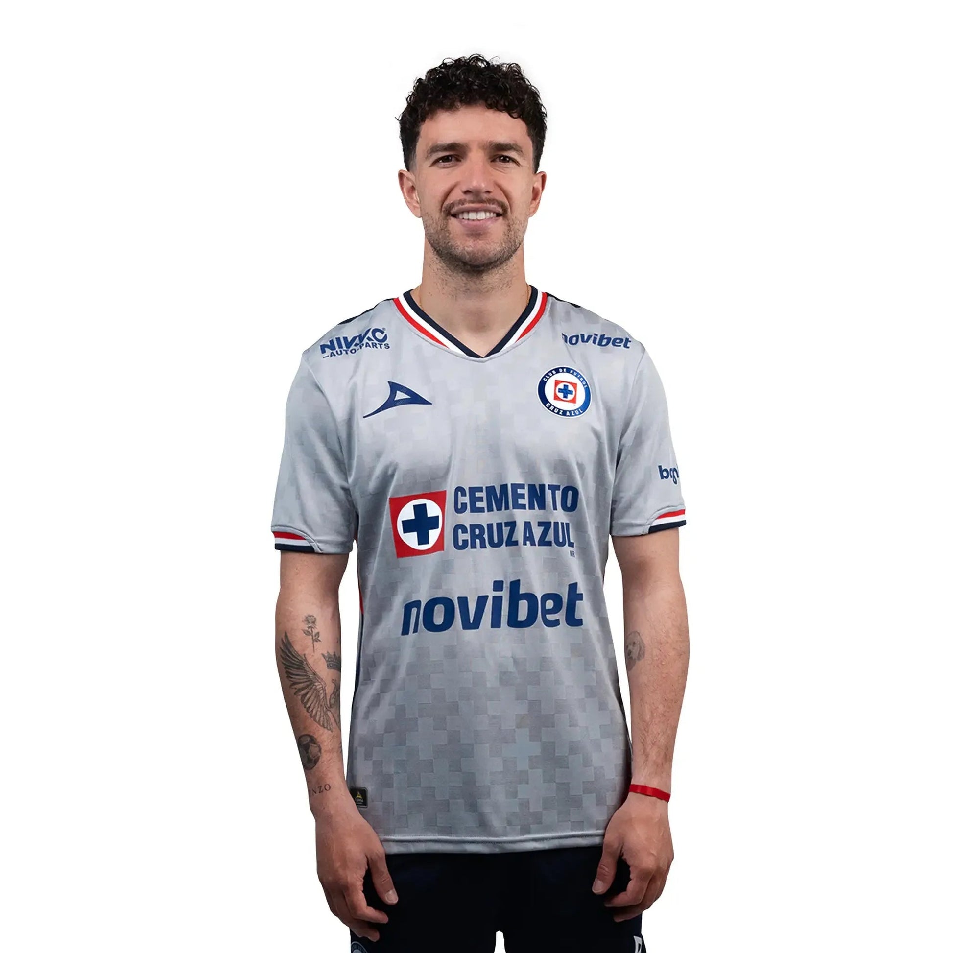 Pirma 2025-26 Cruz Azul Men's Stadium Away Soccer Jersey (Model - Front)