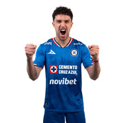 Pirma 2025-26 Cruz Azul Men's Stadium Home Soccer Jersey (Model - Front)