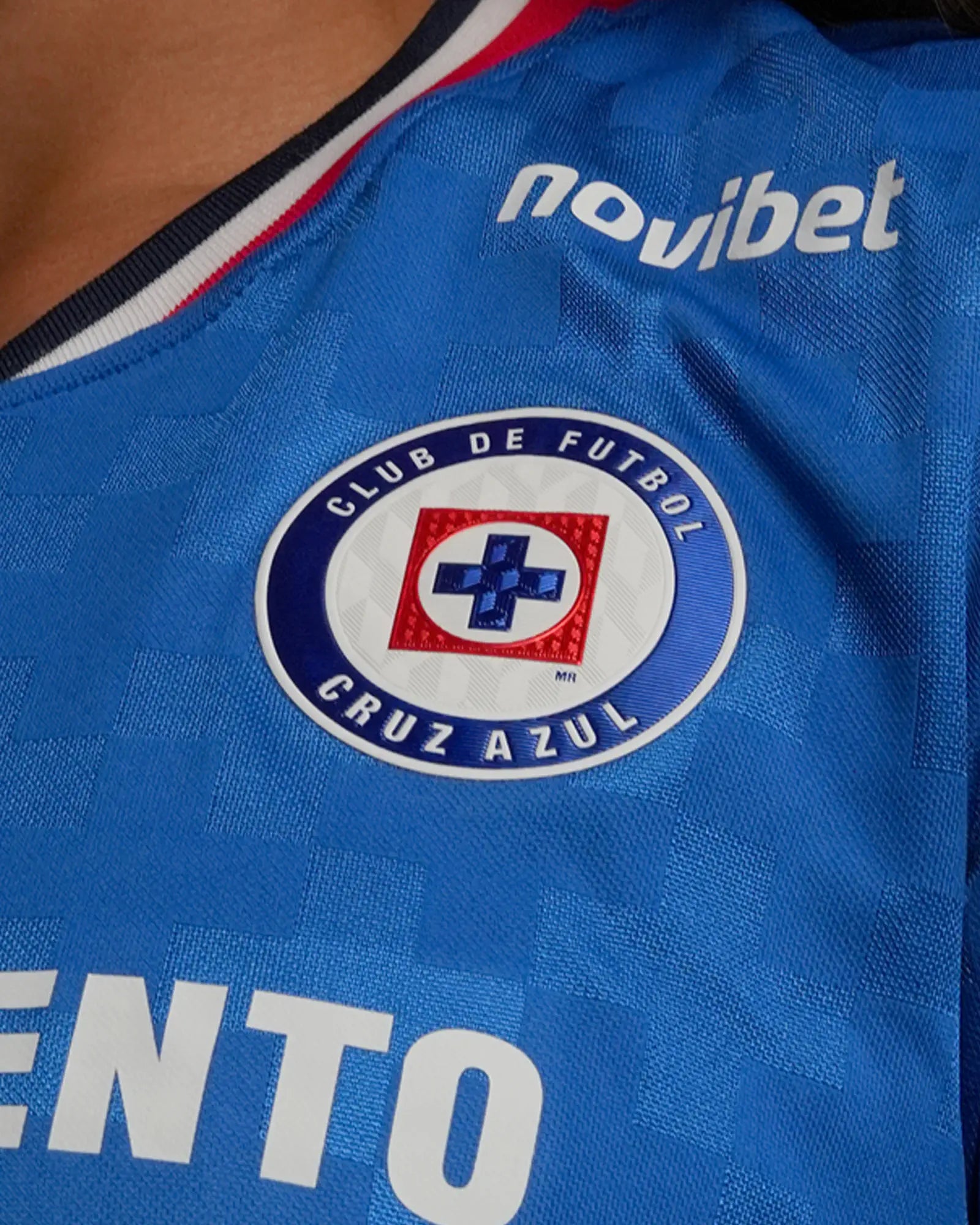 Pirma 2025-26 Cruz Azul Women's Stadium Home Soccer Jersey (Detail 1)