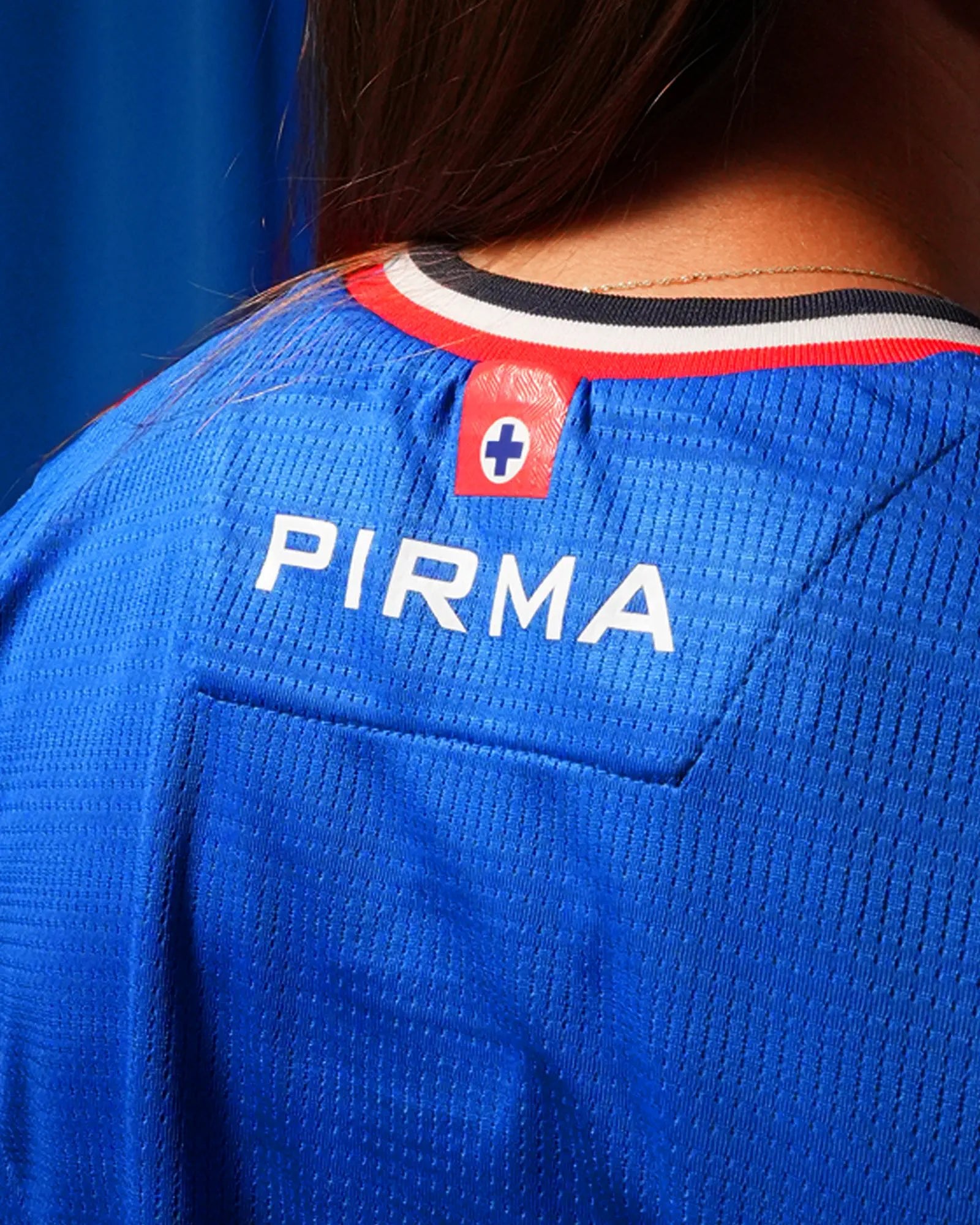 Pirma 2025-26 Cruz Azul Women's Stadium Home Soccer Jersey (Detail 2)